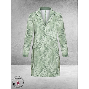 Plus Basics Blazer Long Jacket Green Meadow